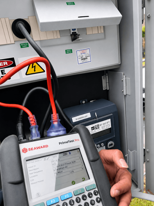 Electrical safety testing service technician